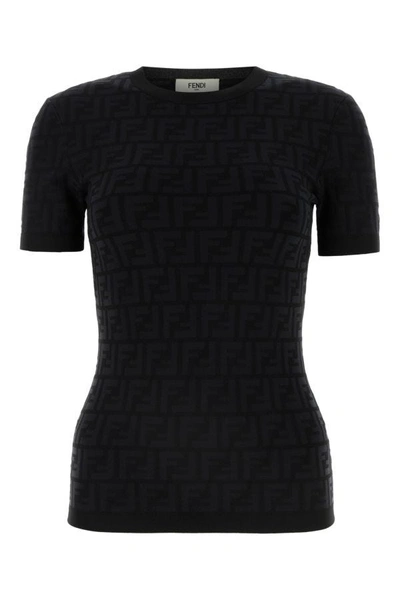 Fendi T-shirt In Black