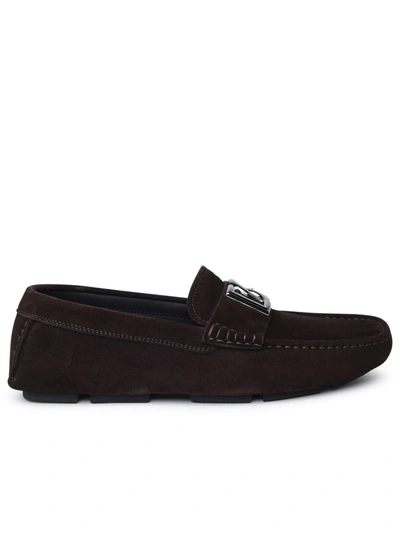 Dolce & Gabbana Brown Suede Loafers