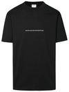 MARCELO BURLON COUNTY OF MILAN MARCELO BURLON COUNTY OF MILAN 'PARTY QUOTE' BLACK COTTON T-SHIRT