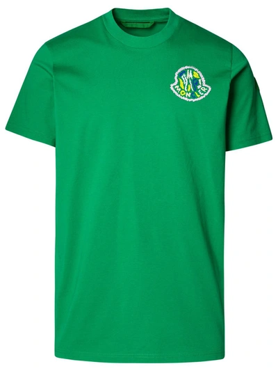 Moncler Green Cotton T-shirt