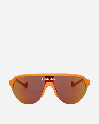 District Vision Nagata Speed Blade Sunglasses Infrared In Orange