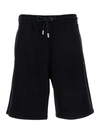 OFF-WHITE BLACK BERMUDA SHORTS WITH REAR DETAIL IN COTTON MAN