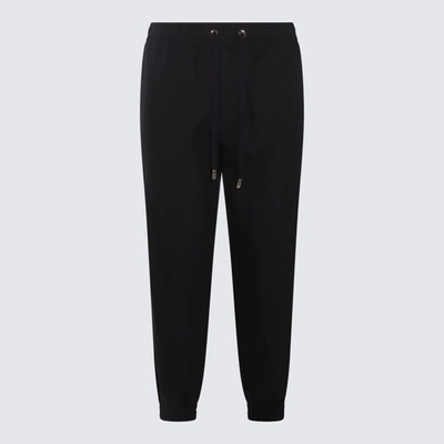 Dolce & Gabbana Elasticated Drawstring Waist Track Trousers In Blue