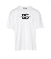 Dolce & Gabbana Logo Crewneck T-shirt With Short Sleeves In White
