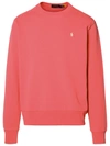 POLO RALPH LAUREN POLO RALPH LAUREN RED COTTON SWEATSHIRT