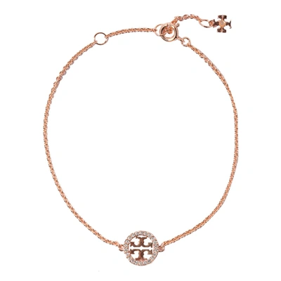 Tory Burch Miller Pave Chain Bracelet In Golden