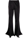 Y/project Trumpet High-waisted Flared Jeans In Black