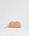 Mansur Gavriel Cloud Mini Raffia Clutch Bag In Natural Raffia/avorio