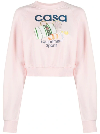 Casablanca Sweaters In Pink Loopback