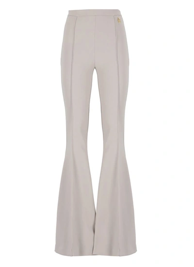 Elisabetta Franchi Crepe Trousers In Pink