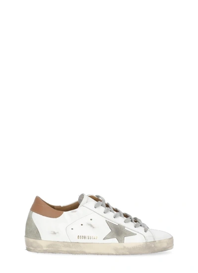 Golden Goose Leather Super-star Sneaker In White