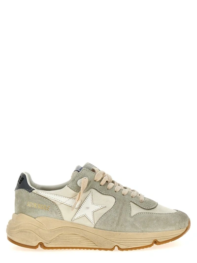 Golden Goose Deluxe Brand Running Sole Lace In Cream/ice/white