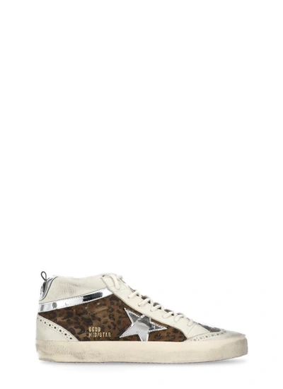 Golden Goose Mid Star Trainers In Brown