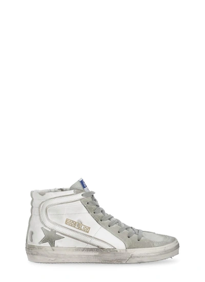 Golden Goose Slide Classic Sneakers In White