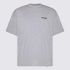 Represent Grey Owners Club Cotton T-shirt In Ash Grey/black