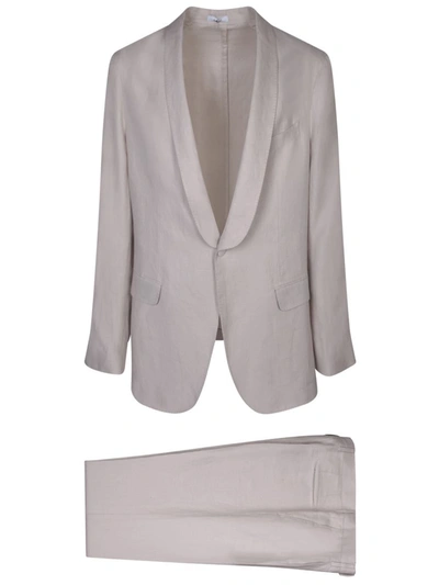 Boglioli Cream Suit In White