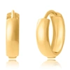 Max + Stone 14k Yellow Gold Bold Huggie Hoops In Yellow
