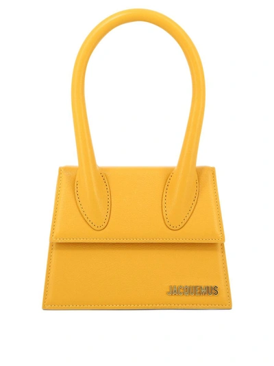 Jacquemus Le Chiquito Moyen Handbag In Orange