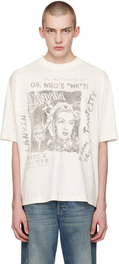Lanvin X Future Graphic-print T-shirt In White
