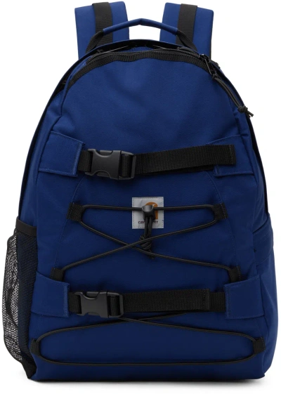 Carhartt Blue Kickflip Backpack In 1zf Elder