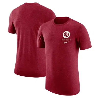 Nike Oklahoma  Men's College Crew-neck T-shirt In Red