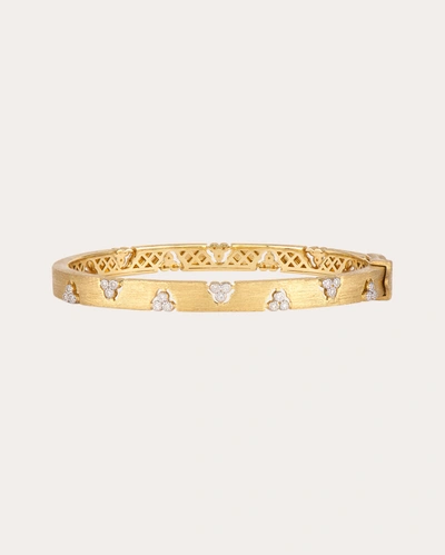Jude Frances Women's Provence Floating Diamond Trio Bangle In Gold