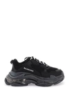 Balenciaga Sneakers Triple S Clear Sole Da Donna In Nero In Black