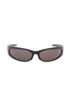 Balenciaga Reverse Xpander 2.0 Rectangle Sunglasses In Black
