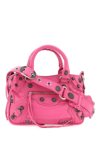 Balenciaga Tote Neo Cagole Small Bags In Pink