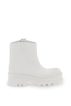 Chloé Chloe Woman White Rubber Raina Ankle Boots In White