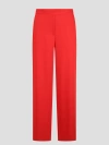 P.a.r.o.s.h Gerade Hose In Satinoptik In Red