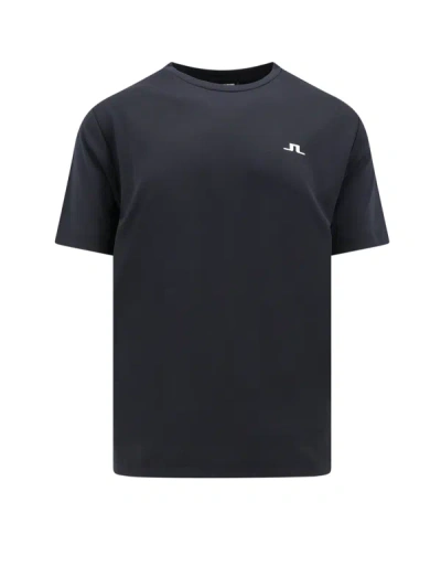 J. Lindeberg Jersey T-shirt In Black