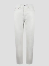 Saint Laurent High-waisted Slim-fit Jeans In White