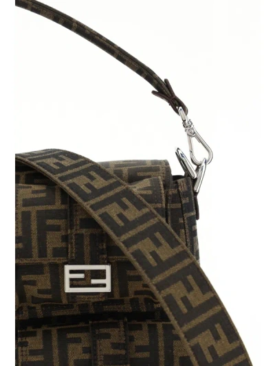 Fendi Borsa A Mano Baguette In Tbmr+pallad.