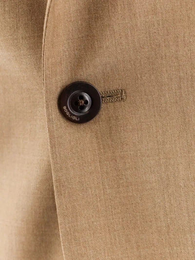 Boglioli Irgin Wool Suit In Brown