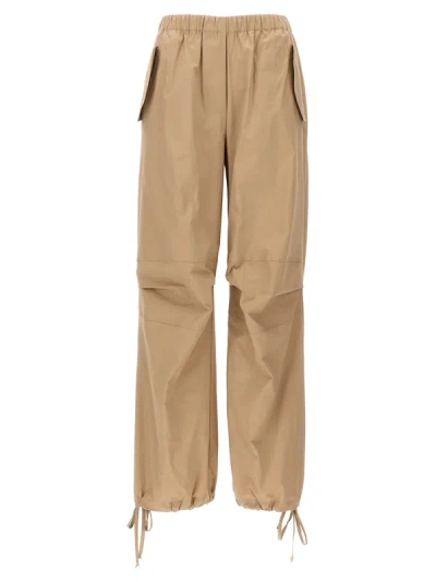 Nude Cargo Trousers In Brown