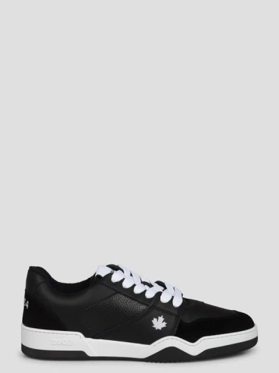 Dsquared2 Spiker Sneakers In Black