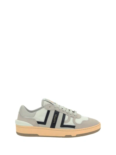 Lanvin Clay Low Top Trainers In Grey