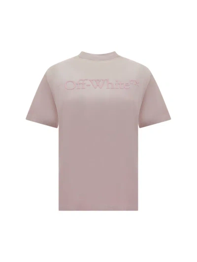Off-white T-shirt In Burnished Lilac Burnished Lilac