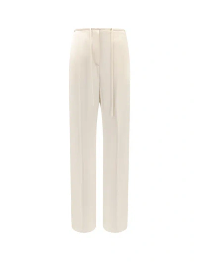 Le 17 Septembre Satin Trouser In Neutral