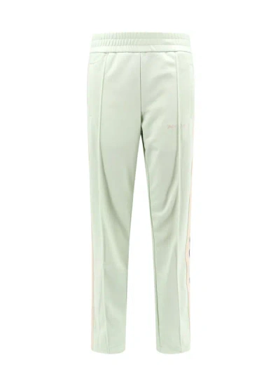 Palm Angels Classic Logo Jogging Trouser In Green