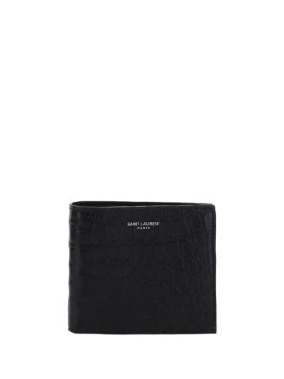 Saint Laurent Portafoglio In Black