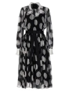Dolce & Gabbana Polka-dot Print Dress In White/black