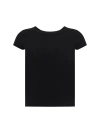 Rick Owens Basic T-shirt In Black