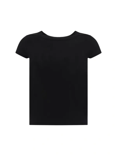 Rick Owens T-shirt In Black