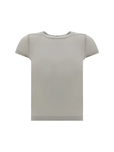 Rick Owens T-shirt In Pearl