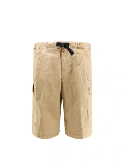 Whitesand Stretch Cotton Stretch Bermuda Shorts Qith Applied Pockets