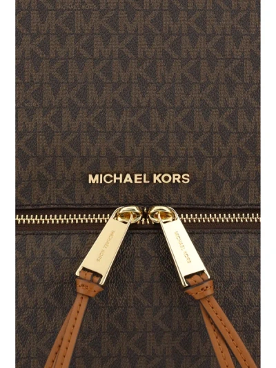 Michael Kors Rhea Backpack In Brown