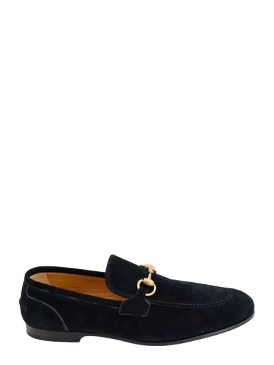 Gucci Suede Loafer With Frontal Iconic Horsebit