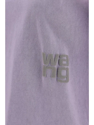 Alexander Wang T-shirt Essential In Purple